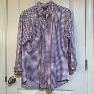 Ralph Lauren Purple Checkered Men's Shirt